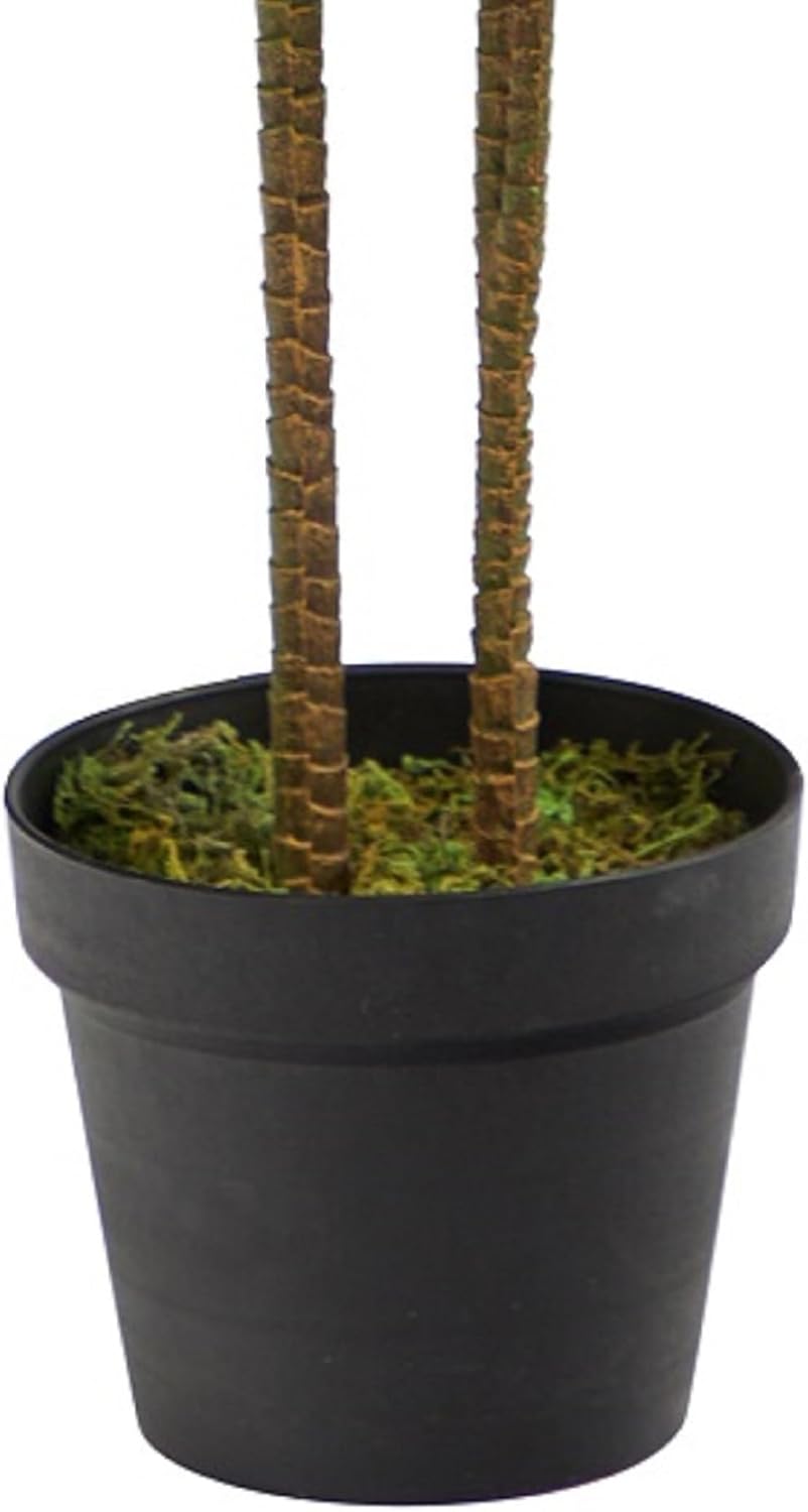 Nearly Natural 48in Dracaena Silk Plant (Real Touch) Green