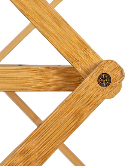 Household Essentials Bamboo Folding Clothes Drying Rack | Large Capacity, 14 Coated Metal Dowels, 28 Feet of Drying Space | Eco-Friendly, Collapsible Indoor Rack for Apartments, Homes & Dorms