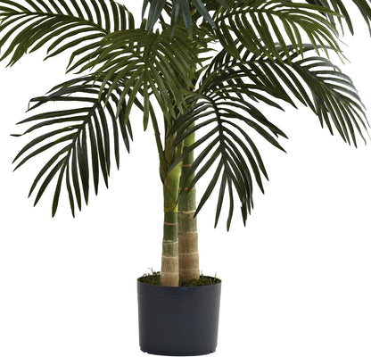 Nearly Natural 4ft Golden Cane Palm Artificial Tree